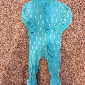 Kickee Pants Seahorse Print Kids One Piece